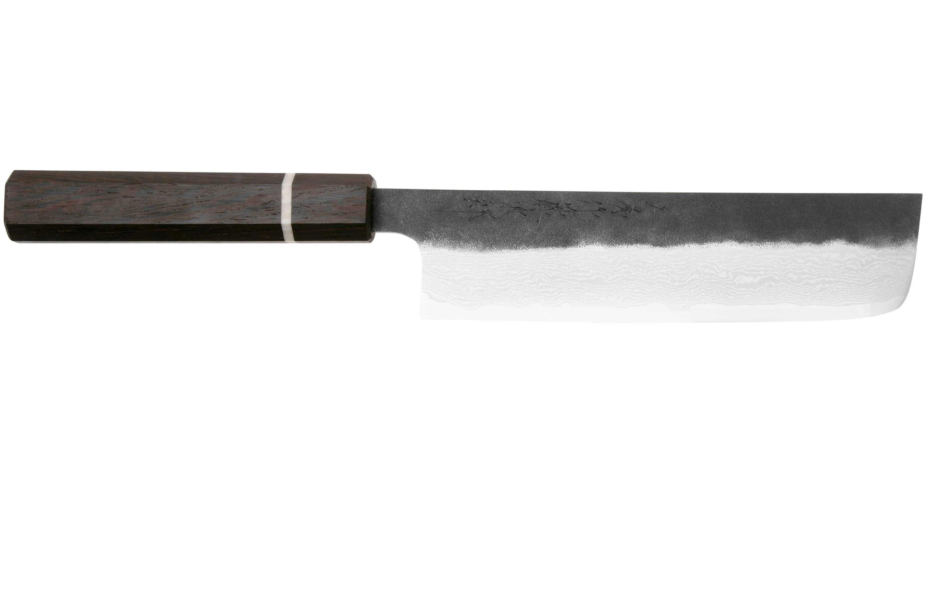 Tojiro Atelier Wenge 63 capas de acero damasco, nakiri 16,5 cm