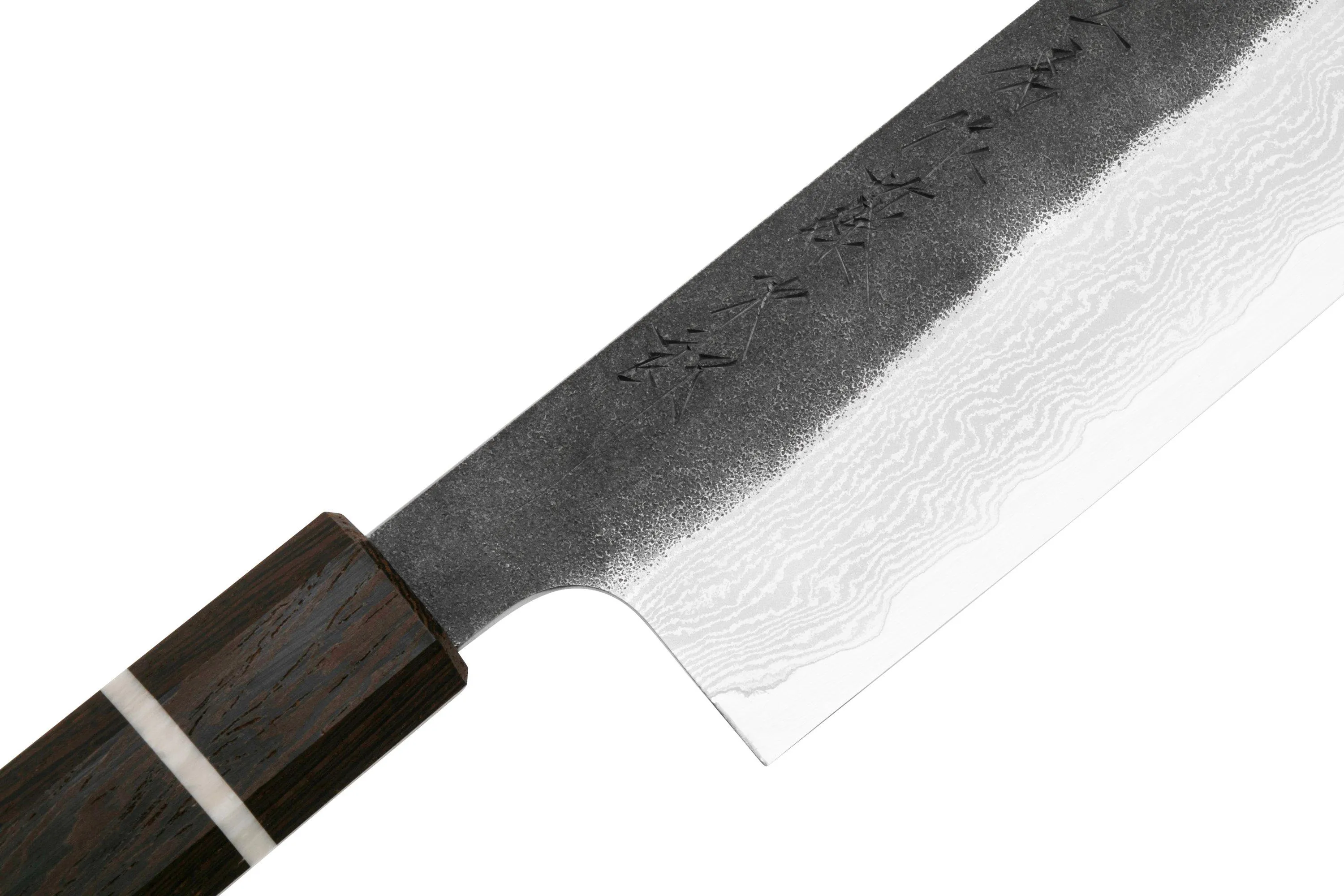 Tojiro Atelier Wenge 63 capas de acero damasco, nakiri 16,5 cm