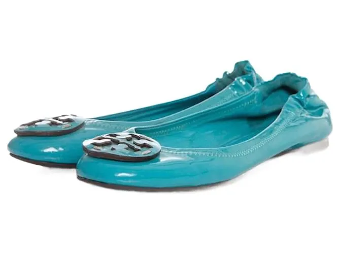 Tory Burch, Bailarina charol turquesa Azul 