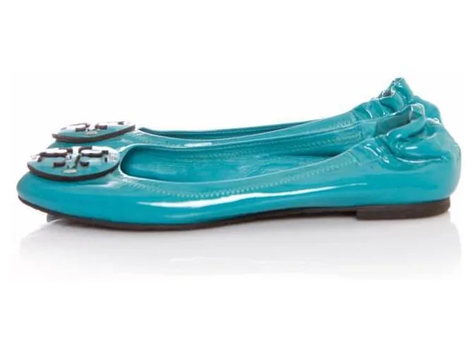 Tory Burch, Bailarina charol turquesa Azul 