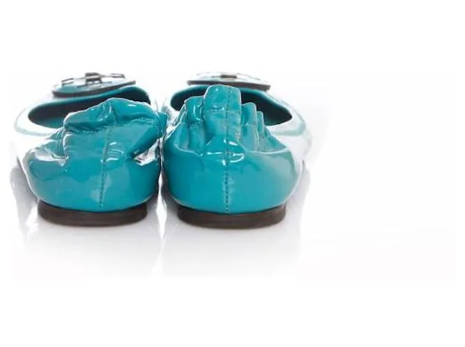 Tory Burch, Bailarina charol turquesa Azul 