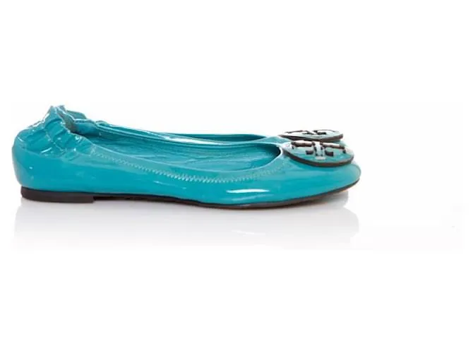 Tory Burch, Bailarina charol turquesa Azul 