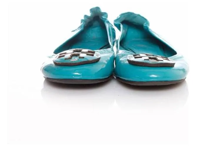 Tory Burch, Bailarina charol turquesa Azul 