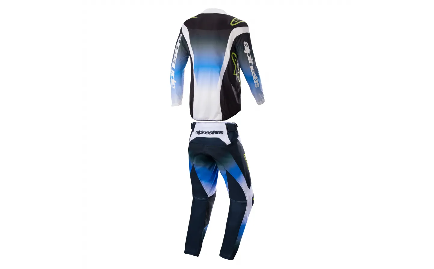 Traje Alpinestars Infantil Racer Push Nightlife Ucla Azul Blanco