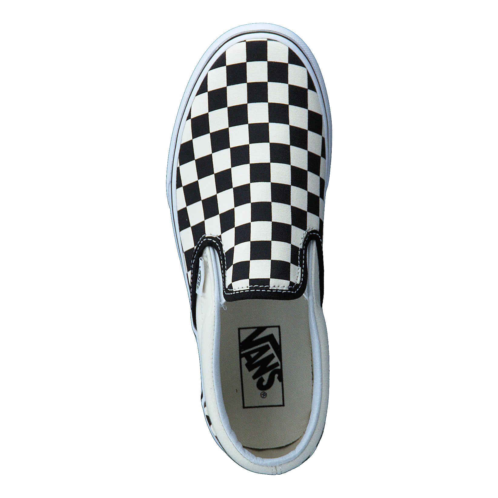 VANS CALZADO UA CLASSIC SLIPON PLATFORM BLACK AND WHITE CHECKER/WHITE