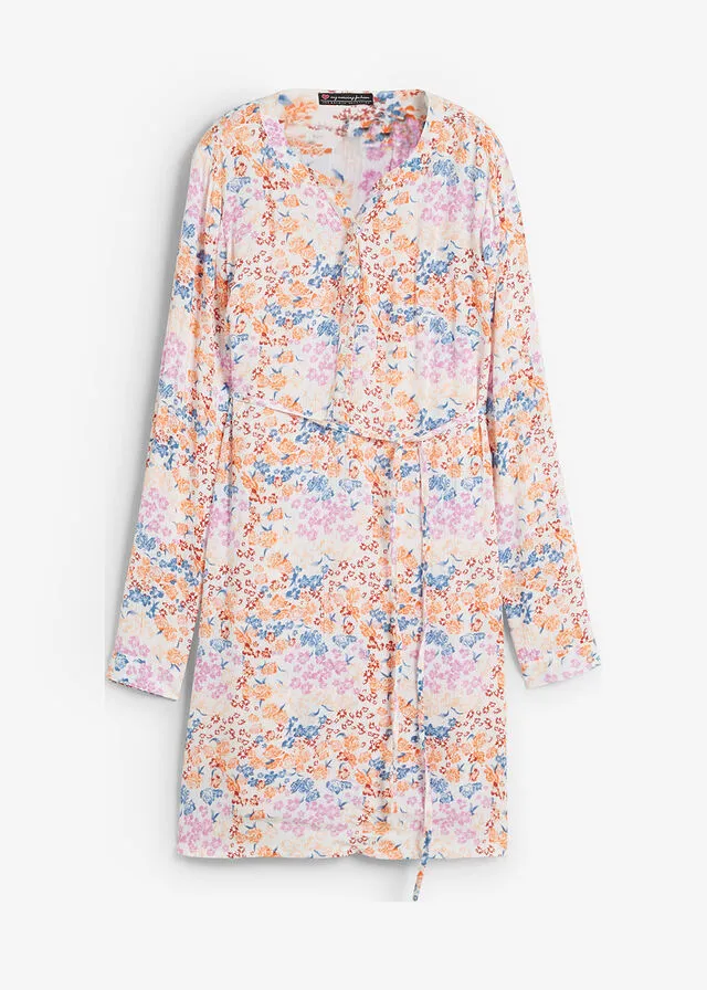 VESTIDO PREMAMá/DE LACTANCIA AZUL MARINOBLANCO DE LUNARES