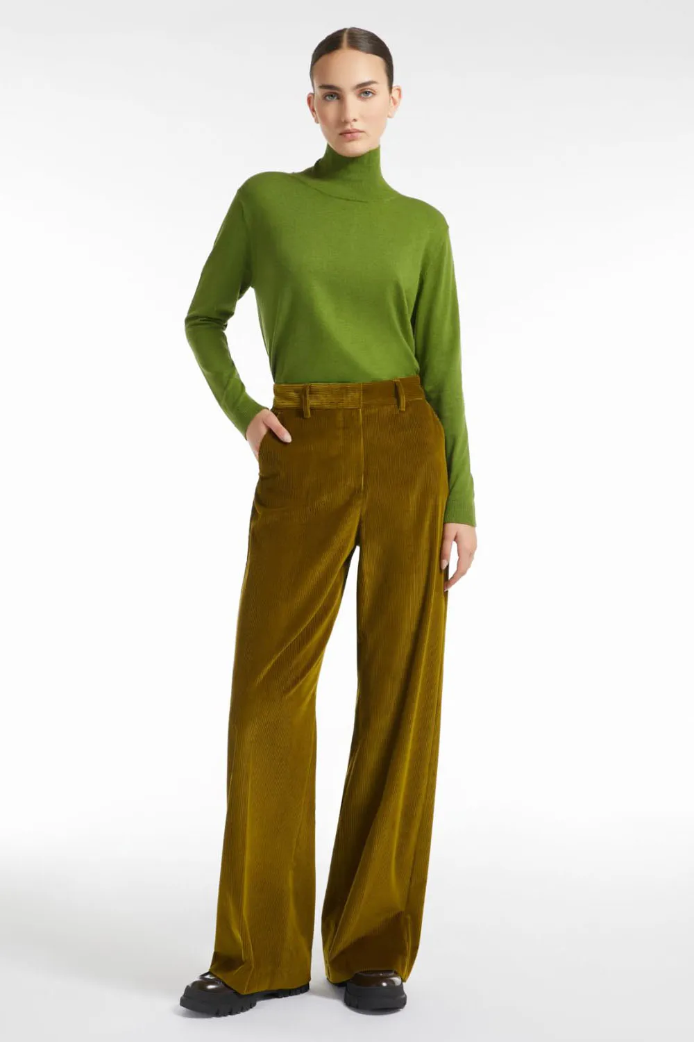 Weekend Max Mara Jersey Kiku Green