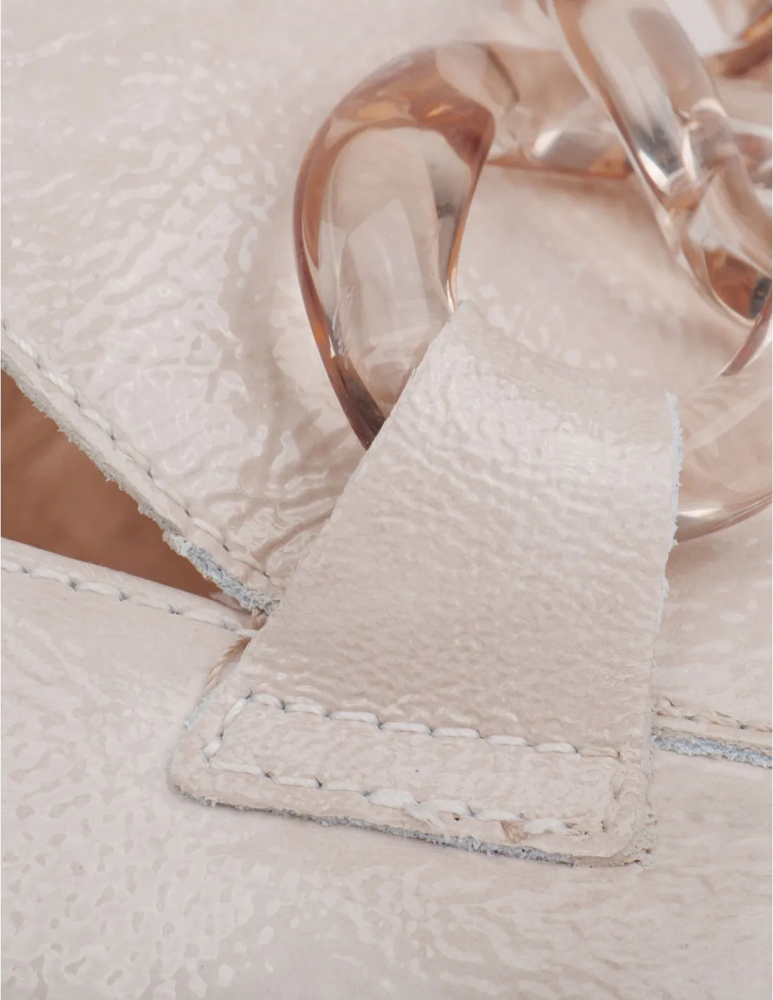 WONDERS Mocasines Plataforma Cadena Beige
