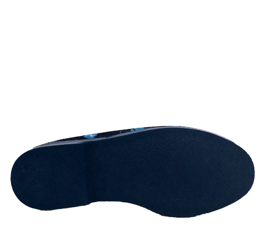 ZAPATILLA JAVER 292 PANTUFLA DE CASA ELÁSTICOS MARINO MUY CÓMODA PARA NIÑOS ESTAMPADO ELEMENTOS RUGBY 27921