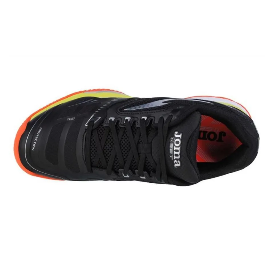 ZAPATILLA JOMA TOP SET NEGRO AMARILLO FLUOR PADEL