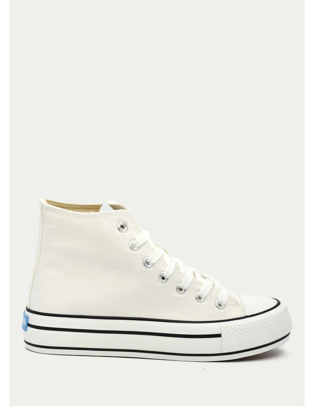 ZAPATILLAS DE LONA MUSTANG 60172 BLANCO 