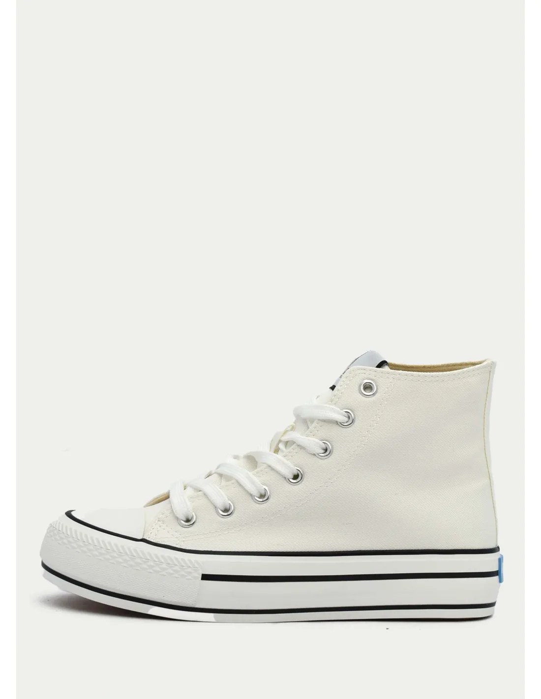 ZAPATILLAS DE LONA MUSTANG 60172 BLANCO 
