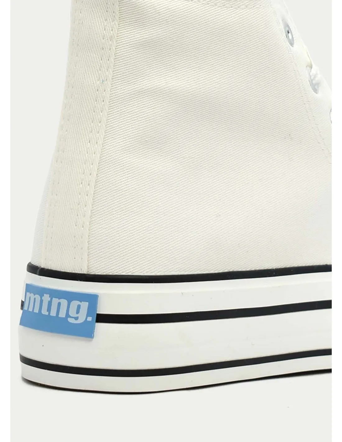 ZAPATILLAS DE LONA MUSTANG 60172 BLANCO 