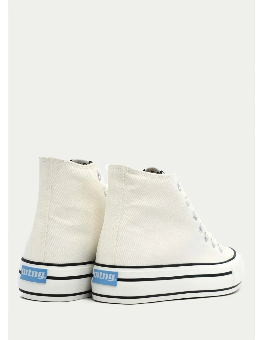 ZAPATILLAS DE LONA MUSTANG 60172 BLANCO 