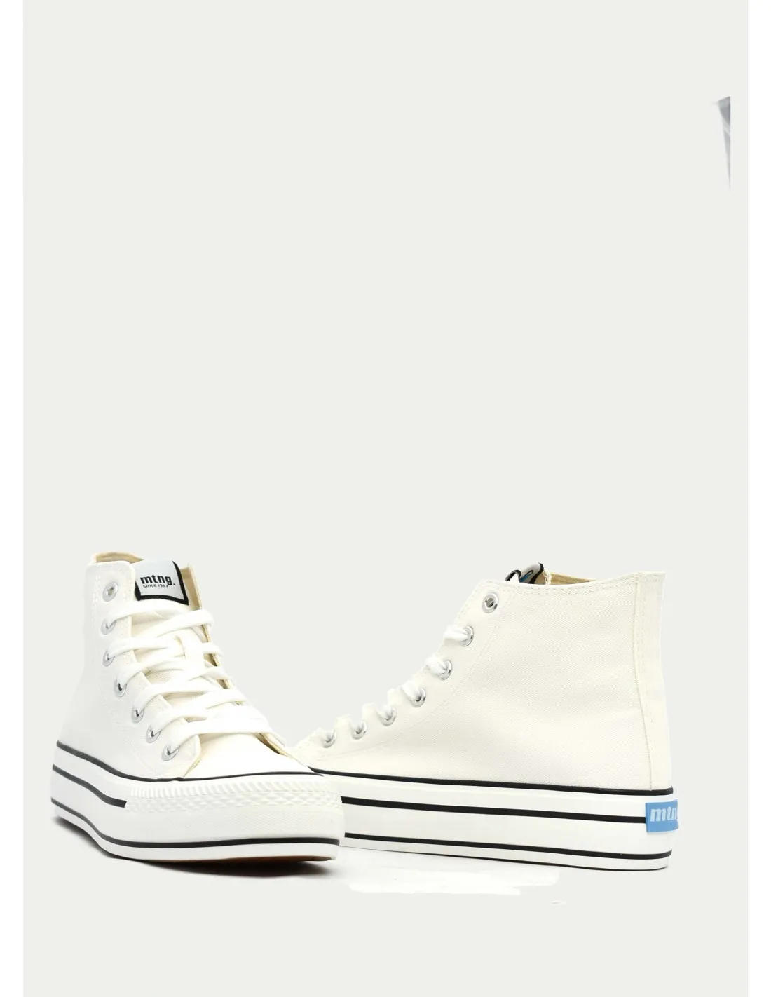 ZAPATILLAS DE LONA MUSTANG 60172 BLANCO 