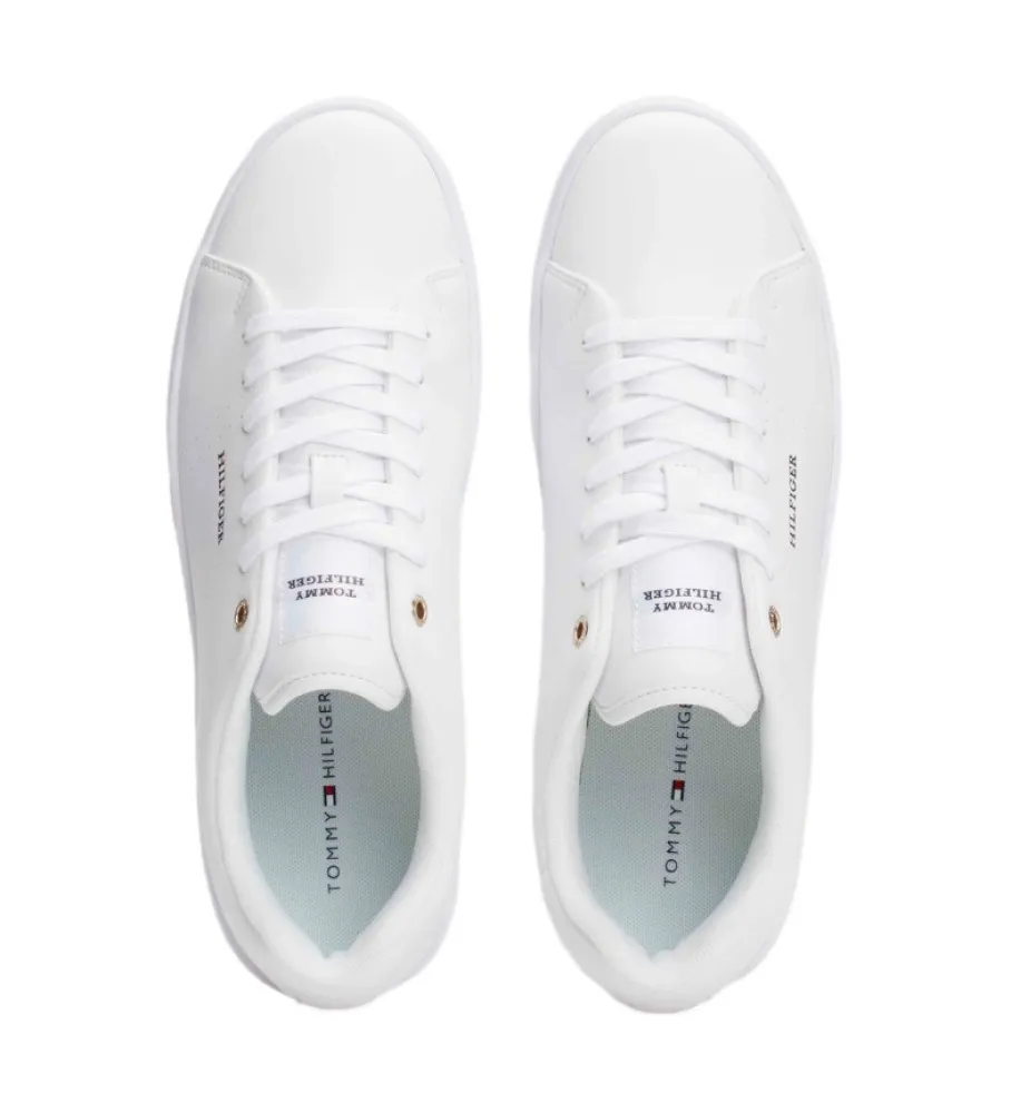 Zapatillas de Piel Court Cupsole blanco