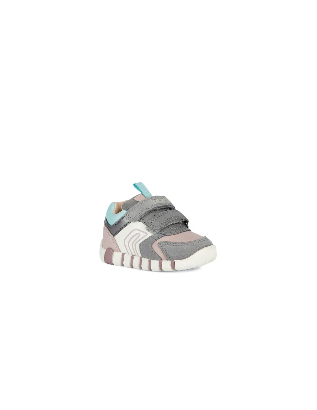Zapatillas Geox Iupidoo Niña Gris/Old Rose