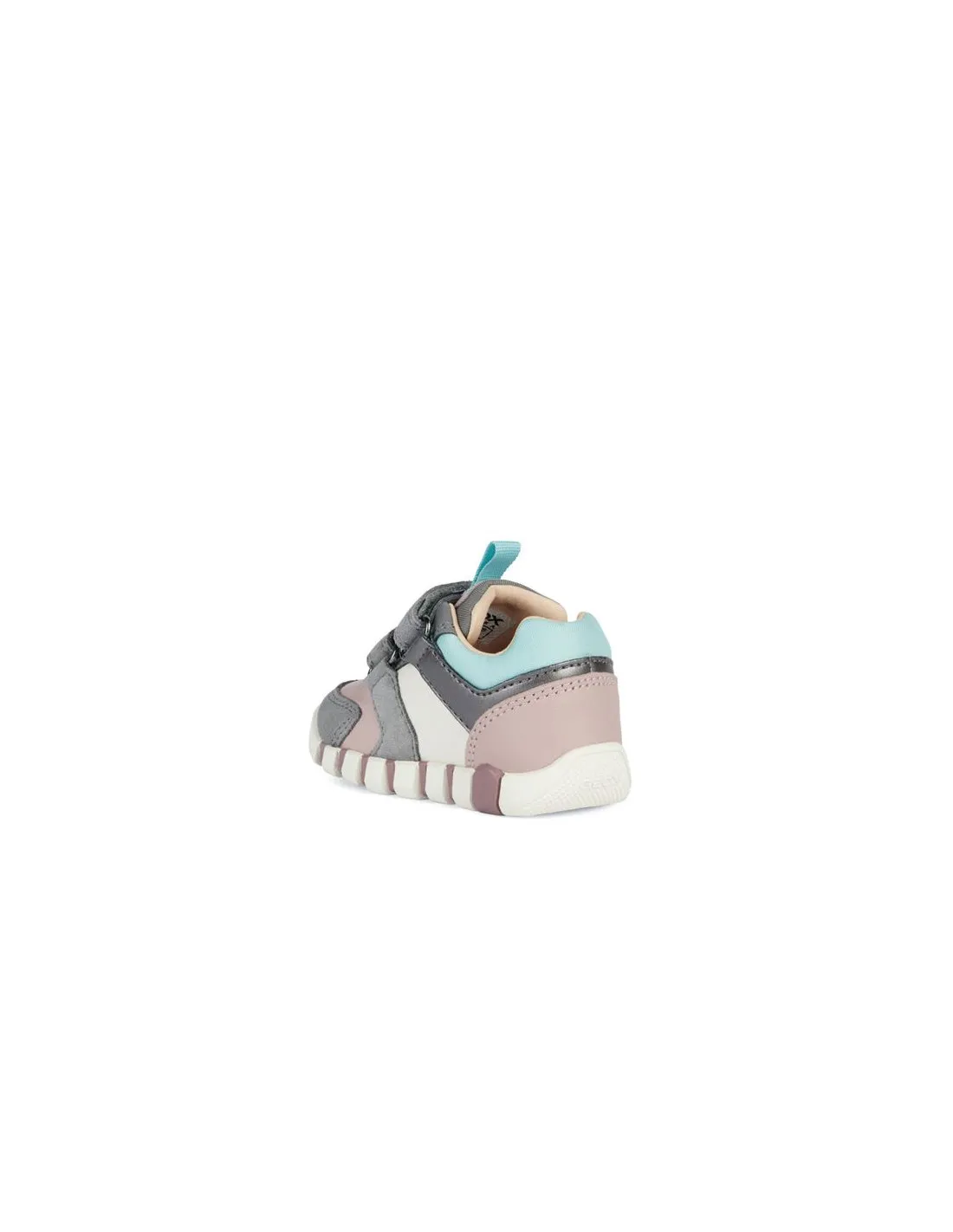 Zapatillas Geox Iupidoo Niña Gris/Old Rose