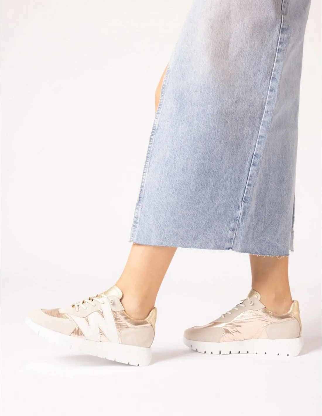 Zapatillas Metalizadas Plataforma WONDERS