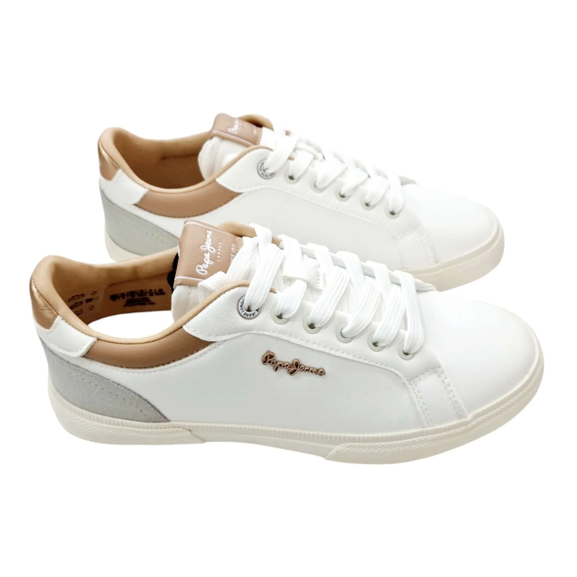 ZAPATILLAS MUJER PEPE JEANS KENTON COURT dorado