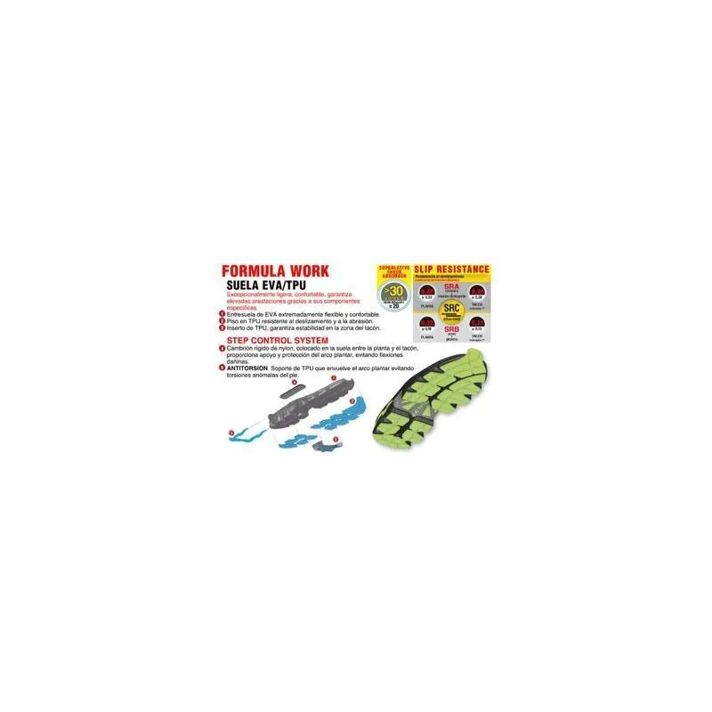 Zapato de seguridad COFRA Sbatt Lime ESD S3