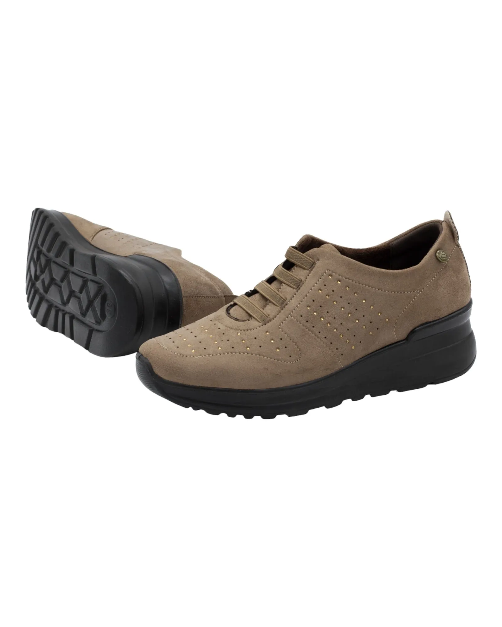 ZAPATOS DE MUJER AMARPIES AST22327 EN TAUPE