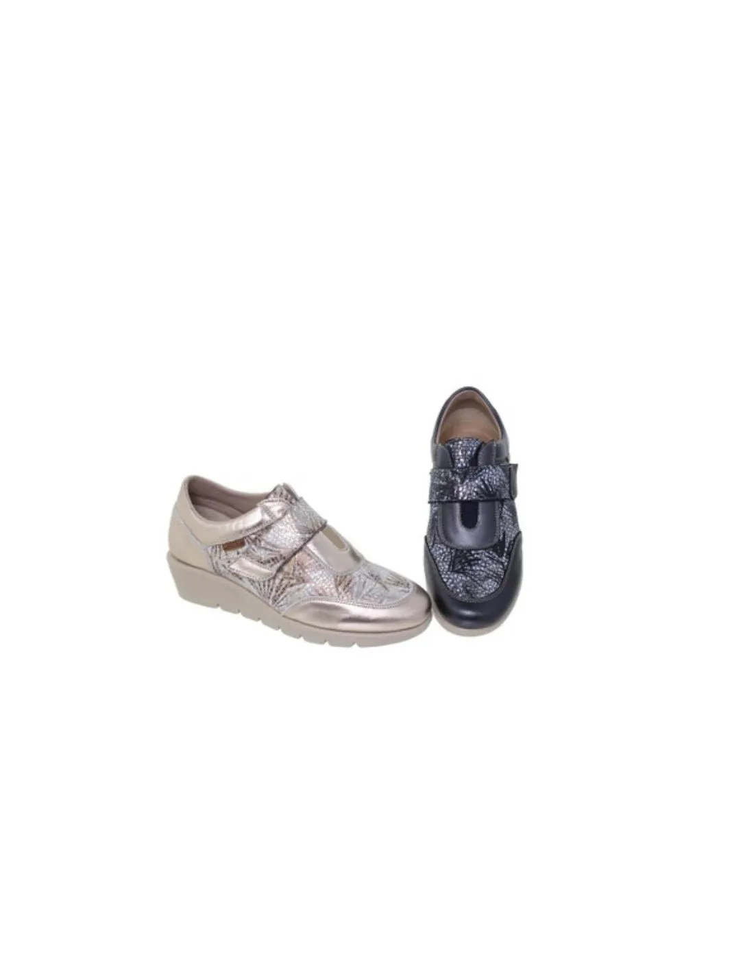 Zapatos mujer confort velcros