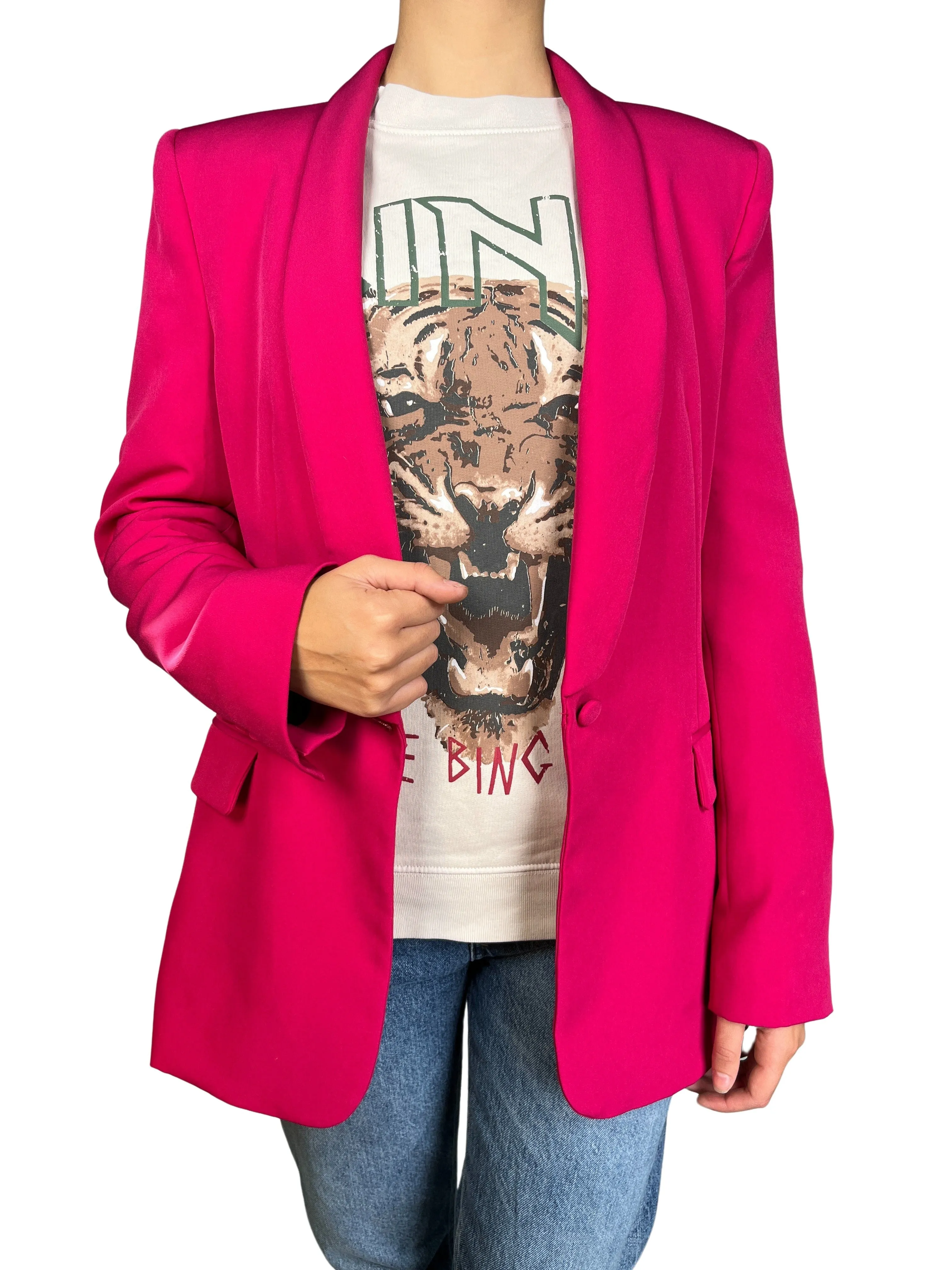 ZARA Blazer Fucsia
